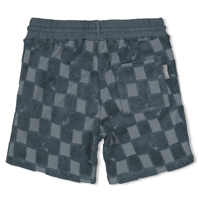 Short Ruit Badstof Lagoon Legends Petrol