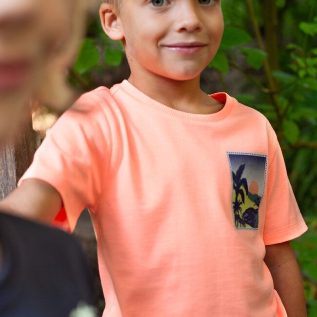 T-Shirt Lagoon Legends Neon Oranje