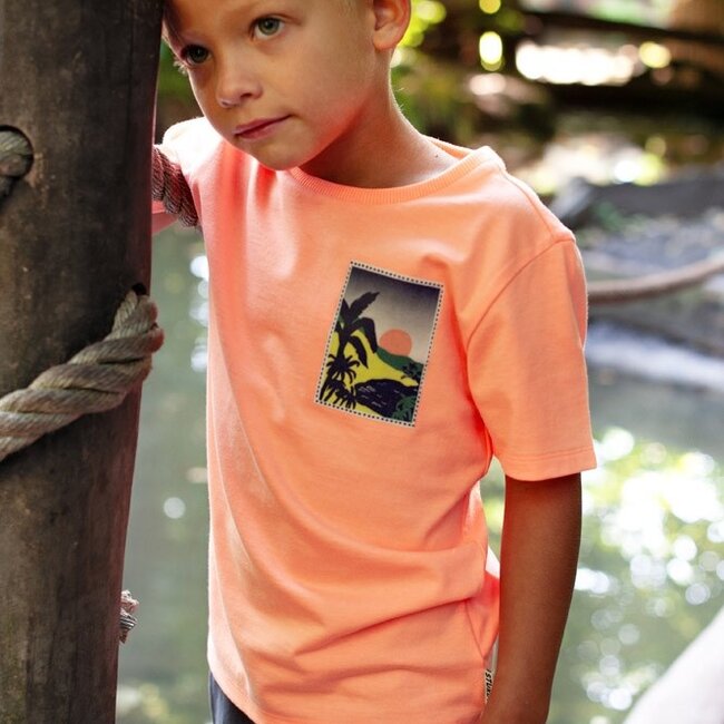 T-Shirt Lagoon Legends Neon Oranje