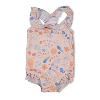 Feetje Badpak AOP Sea La Vie Lichtroze