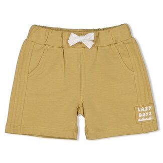 Feetje Short Lazy Days Okergeel