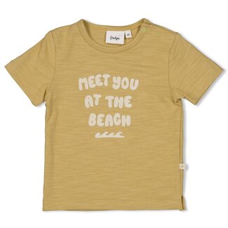 Feetje T-Shirt Lazy Days Okergeel