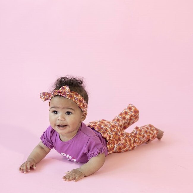 T-Shirt Love Peace Aloha Paars