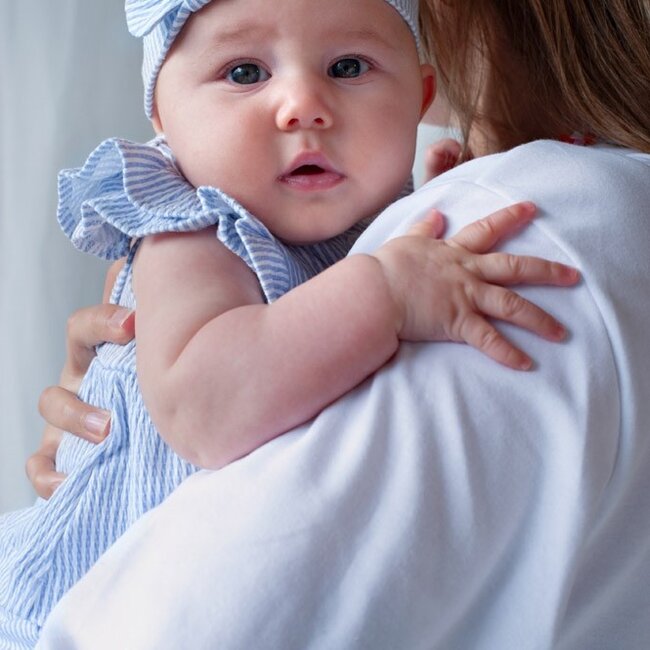 Top Streep Crinkle Sea La Vie Lavendel