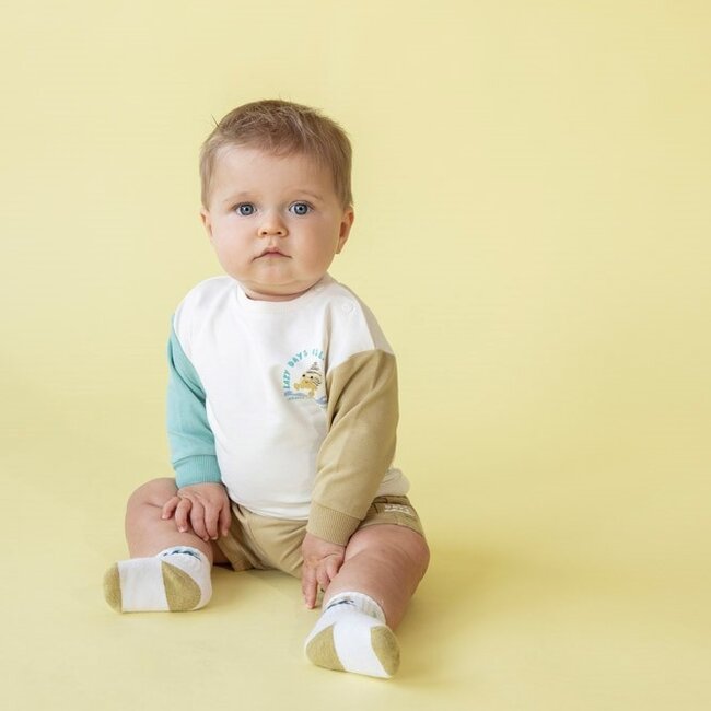 Sweater Relaxed Fit Lazy Days Offwhite