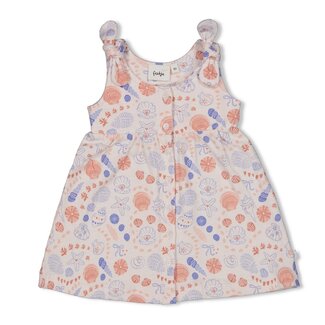 Feetje Jurk AOP Sea La Vie Lichtroze