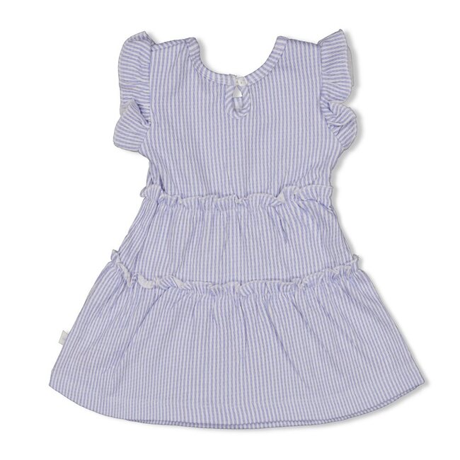 Jurk Crinkle Streep K/M Sea La Vie Lavendel