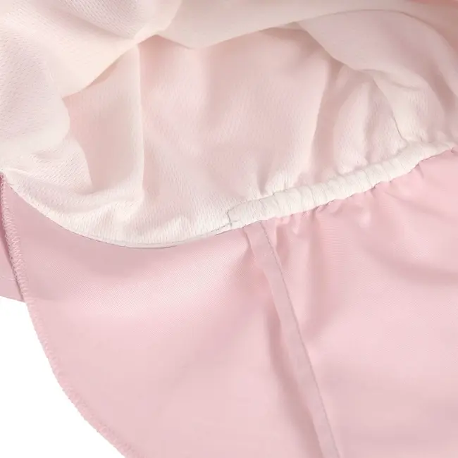 Zonnehoed Met Nekflap Pale Pink