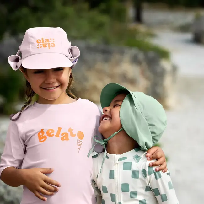 Zonnehoed Met Nekflap Green