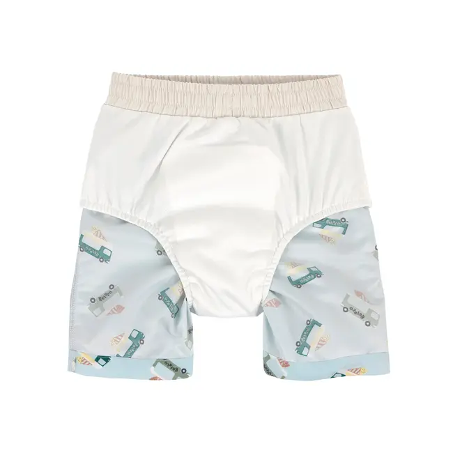 Zwemshort Ice Cream Truck Illusion Blue