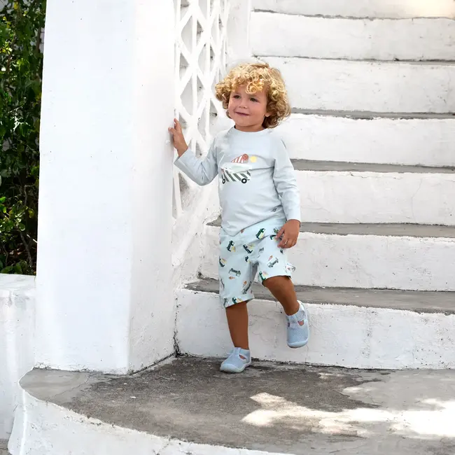 Zwemshort Ice Cream Truck Illusion Blue