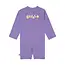 Swimsuit Long Sleeve Ice Cream Purple