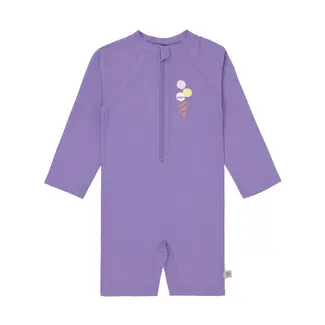 Lässig Swimsuit Long Sleeve Ice Cream Purple