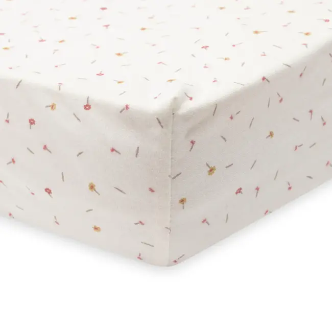 Hoeslaken Jersey 40/50x80/90cm Pretty Picnic Flower Drops