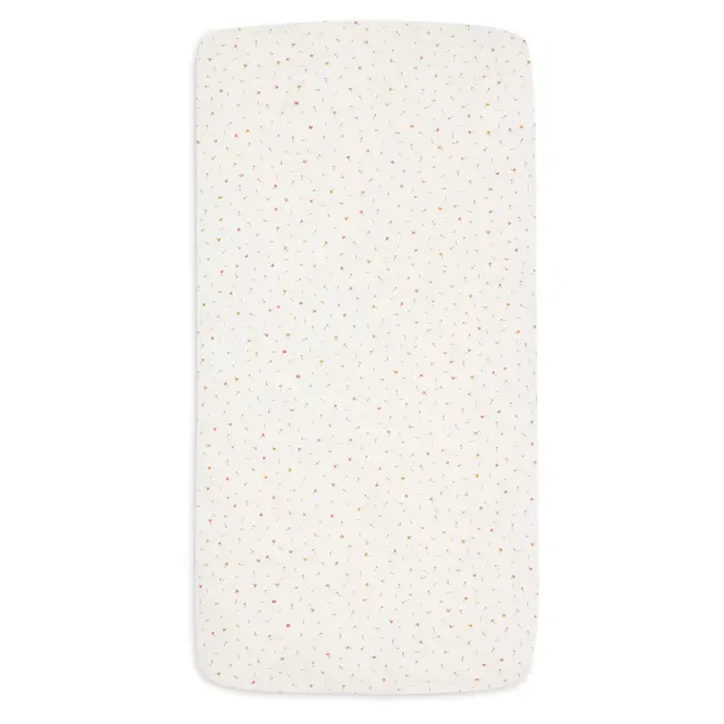 Hoeslaken Jersey 40/50x80/90cm Pretty Picnic Flower Drops