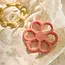 Bijtring Siliconen Flower Coral Rose