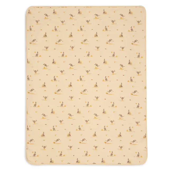 Deken Wieg Jersey 75x100cm Kangaroots Met Naam