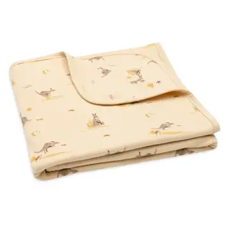 Jollein Deken Wieg Jersey 75x100cm Kangaroots Met Naam