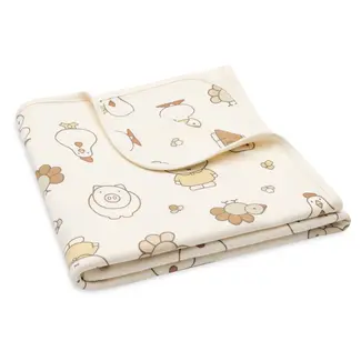 Jollein Deken Wieg Jersey 75x100cm Nijntje Family Farm Met Naam