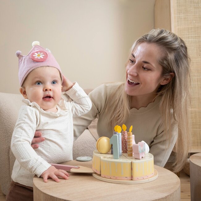 Verjaardagskroon Met Cijfers Roze