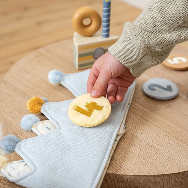 Verjaardagskroon Met Cijfers Blauw