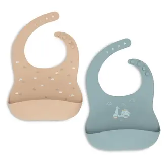 Jollein Slab Siliconen On The Go 2-pack