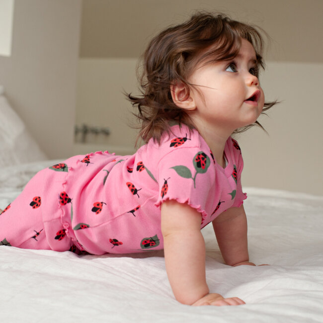 Pyjama Lily Ladybug Roze