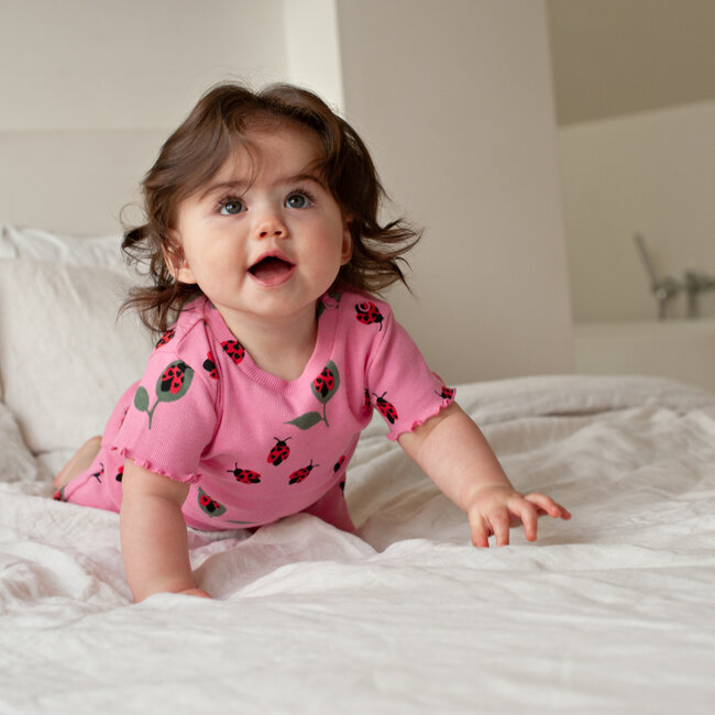 Pyjama Lily Ladybug Roze