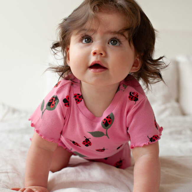 Pyjama Lily Ladybug Roze