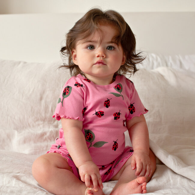 Pyjama Lily Ladybug Roze