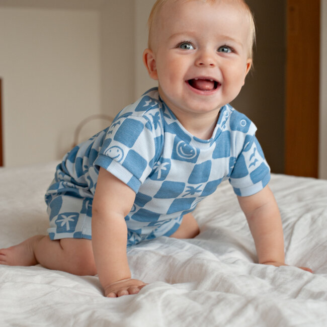 Pyjama Chase Check Blauw