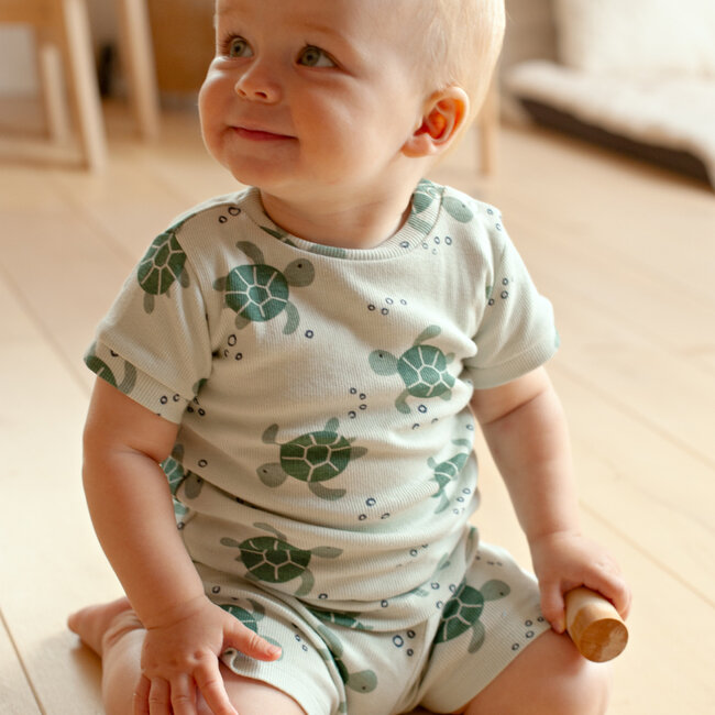 Pyjama Timmy Turtle Mint