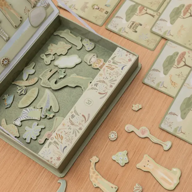 Magnetisch Speelbord Safari Friends