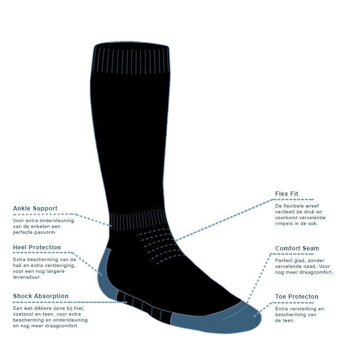 Bata Industrials Stevige Thermo Werksokken Thermo MS1