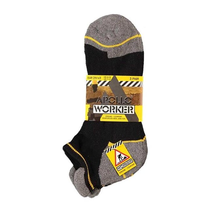 Apollo Sneaker Werksokken Work Gear 3-Pack