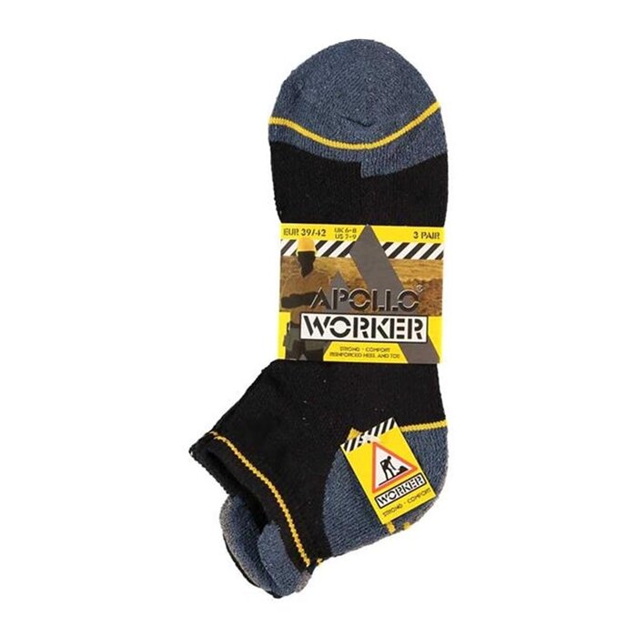 Apollo Sneaker Werksokken Work Gear 3-Pack