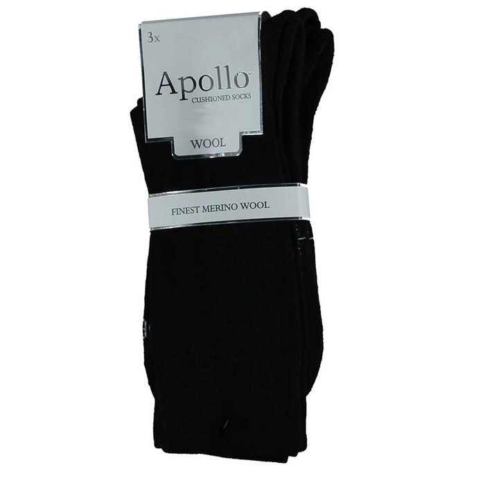 Apollo Badstof Voetbed Herensokken 3-Pack