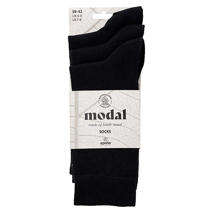 Apollo Naadloze Zachte Modal Sokken 3-Pack