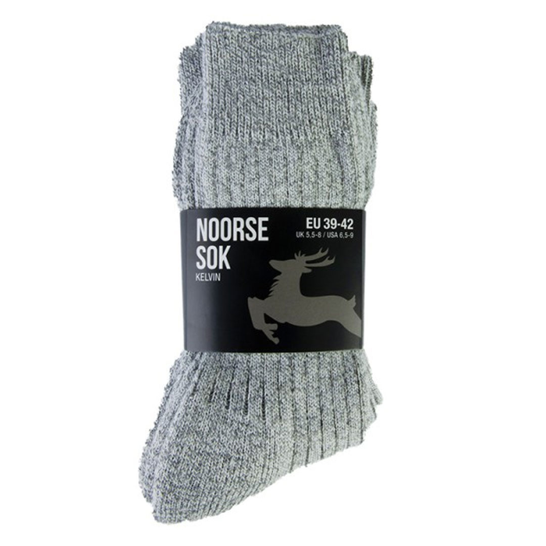 STAPP Noorse Wollen Badstof Sokken Kelvin 3-Pack