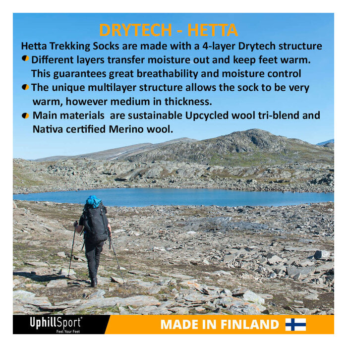UphillSport Gerecyclede Thermosokken sokken Hetta