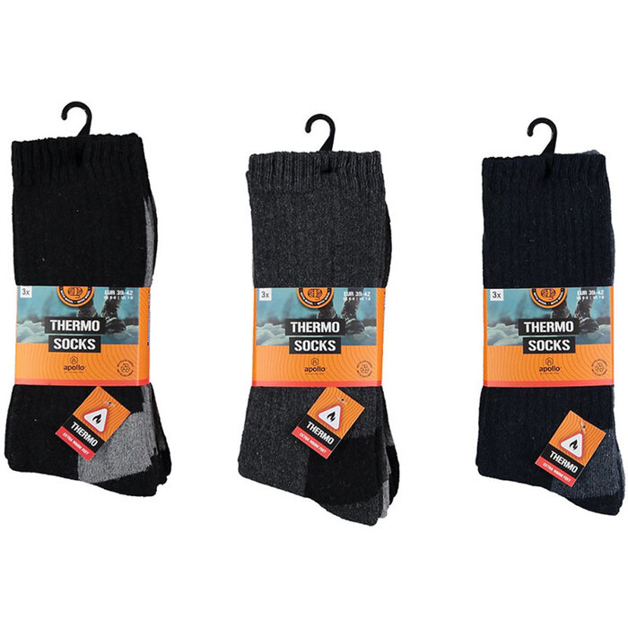 Apollo Thermo Werk- en Wandelsokken 3-Pack