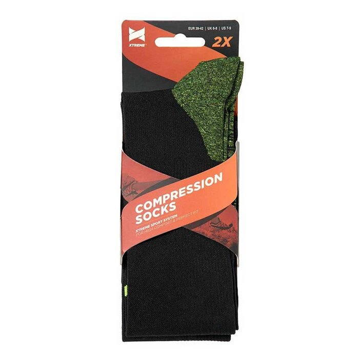 X-treme Hoge Compressie Sportsokken 2-Pack