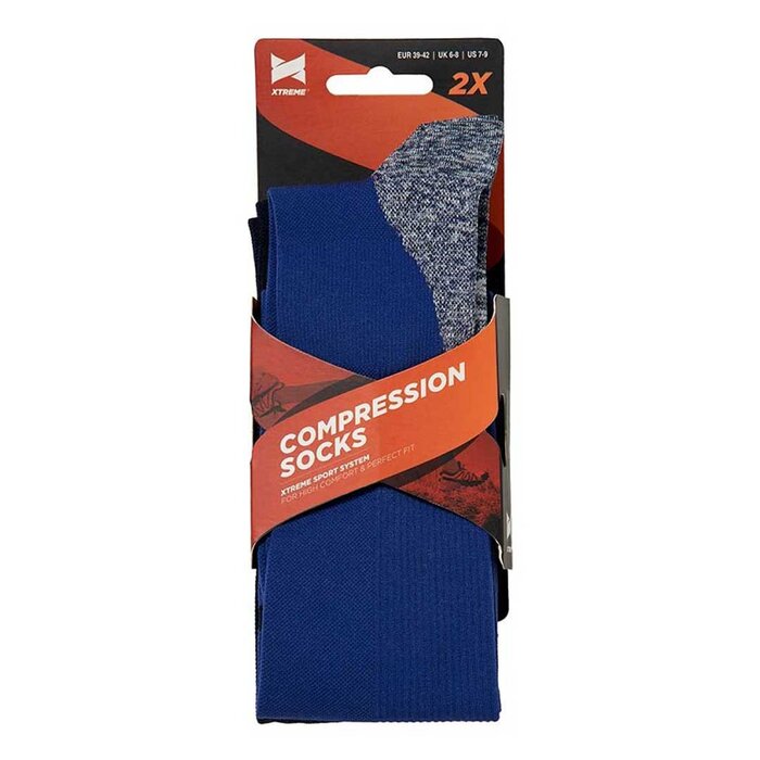 X-treme Hoge Compressie Sportsokken 2-Pack