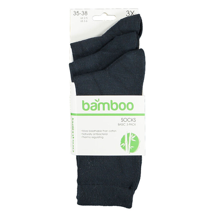 Apollo Zachte Bamboesokken Basic 3-Pack