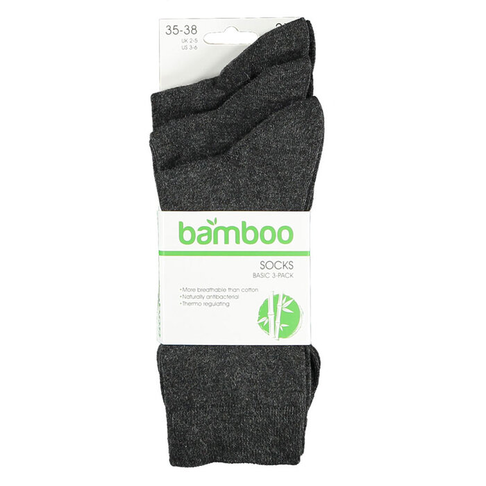 Apollo Zachte Bamboesokken Basic 3-Pack