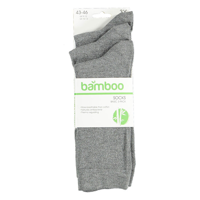 Apollo Zachte Bamboesokken Basic 3-Pack