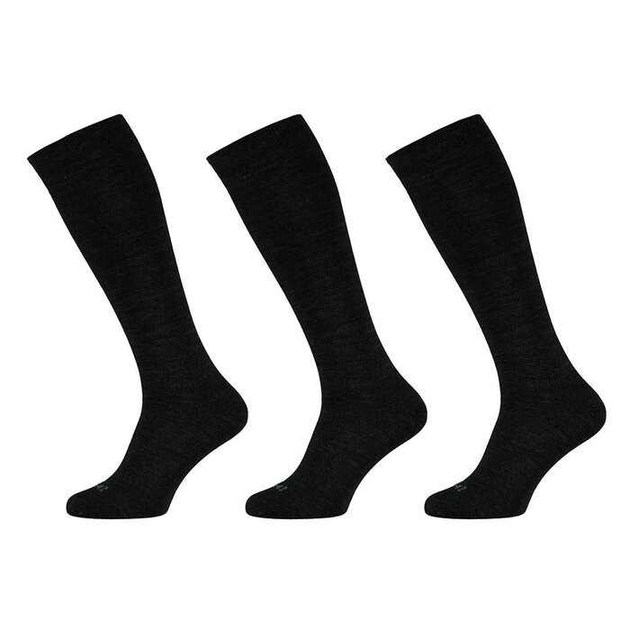 Apollo Nette Merino Wollen Kniekousen Heren 3-Pack