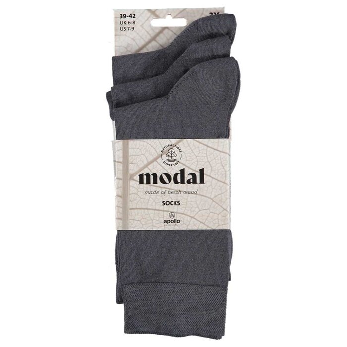 Apollo Naadloze Zachte Modal Sokken 3-Pack