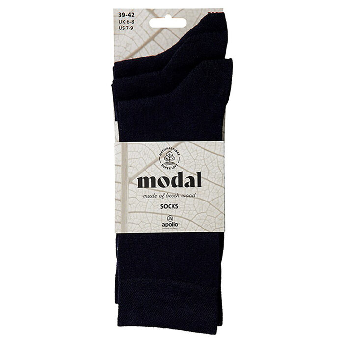 Apollo Naadloze Zachte Modal Sokken 3-Pack