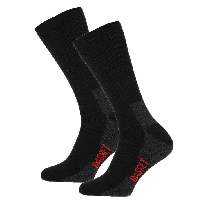 Basset Wollen Thermo Werksokken 2-Pack